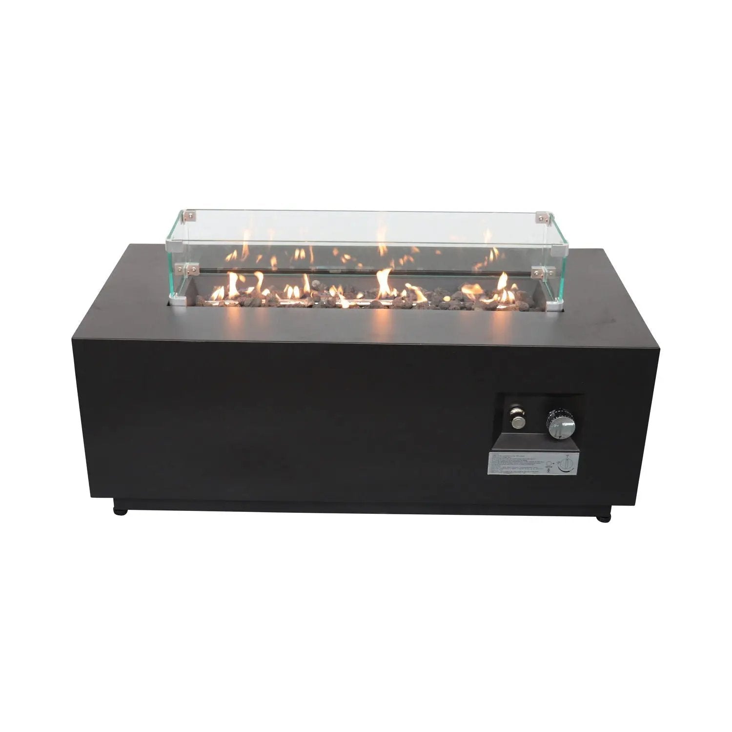 Outdoor Fire Pit Table With Lid, Fuel Versatility by HouseOfZazla
