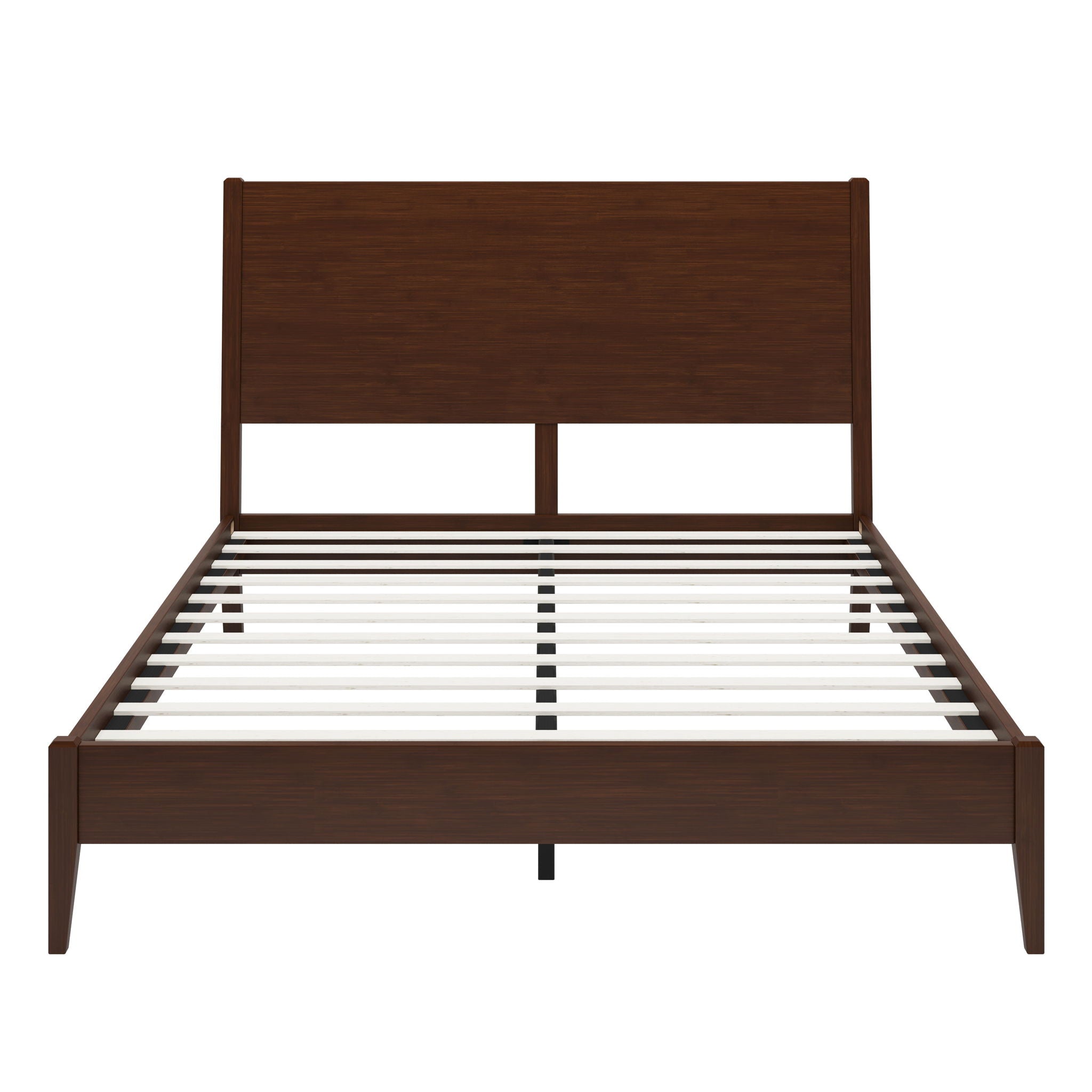 Modern Sled Platform Bed Frame With Slats by HouseOfZazla