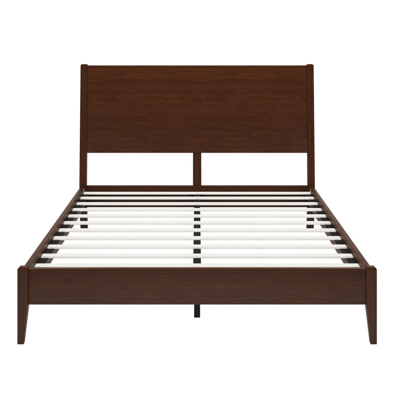 Modern Sled Platform Bed Frame With Slats by HouseOfZazla