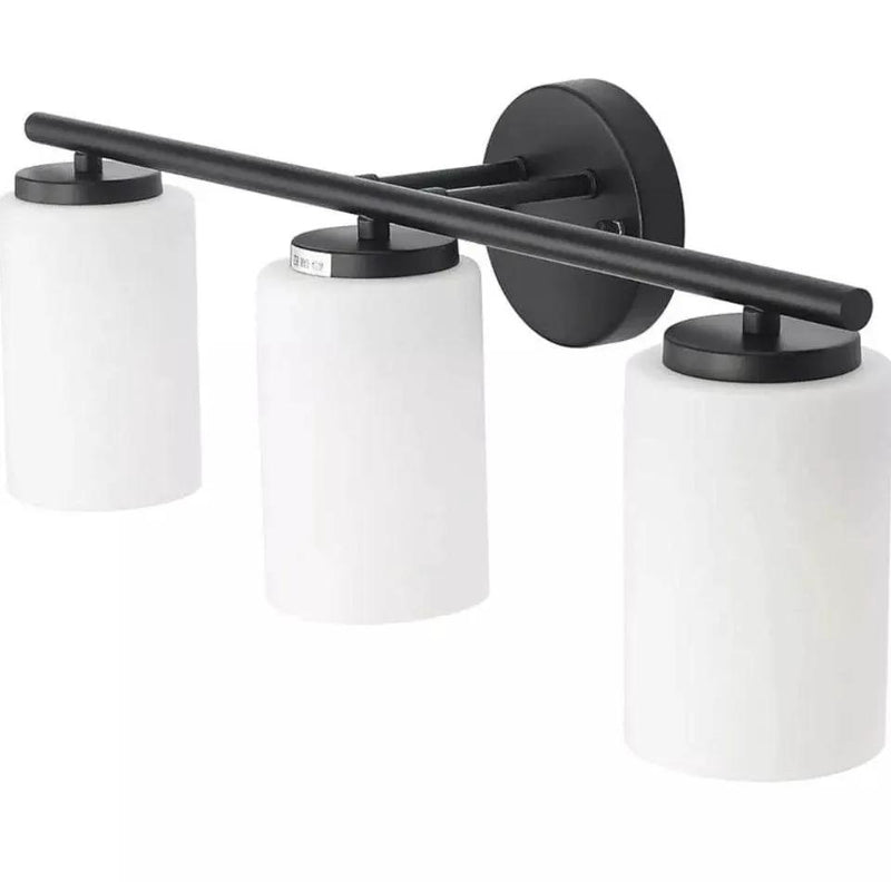PUUPA 3 Light Bathroom Vanity Light, Modern Interior Black Farmhouse Industrial by Selzalot