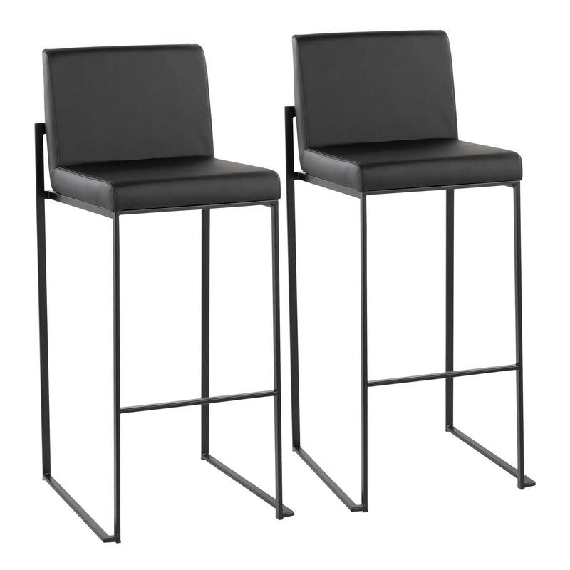 Fuji - Contemporary High Back Barstool Elegant Design by Unique Piece Furniture
