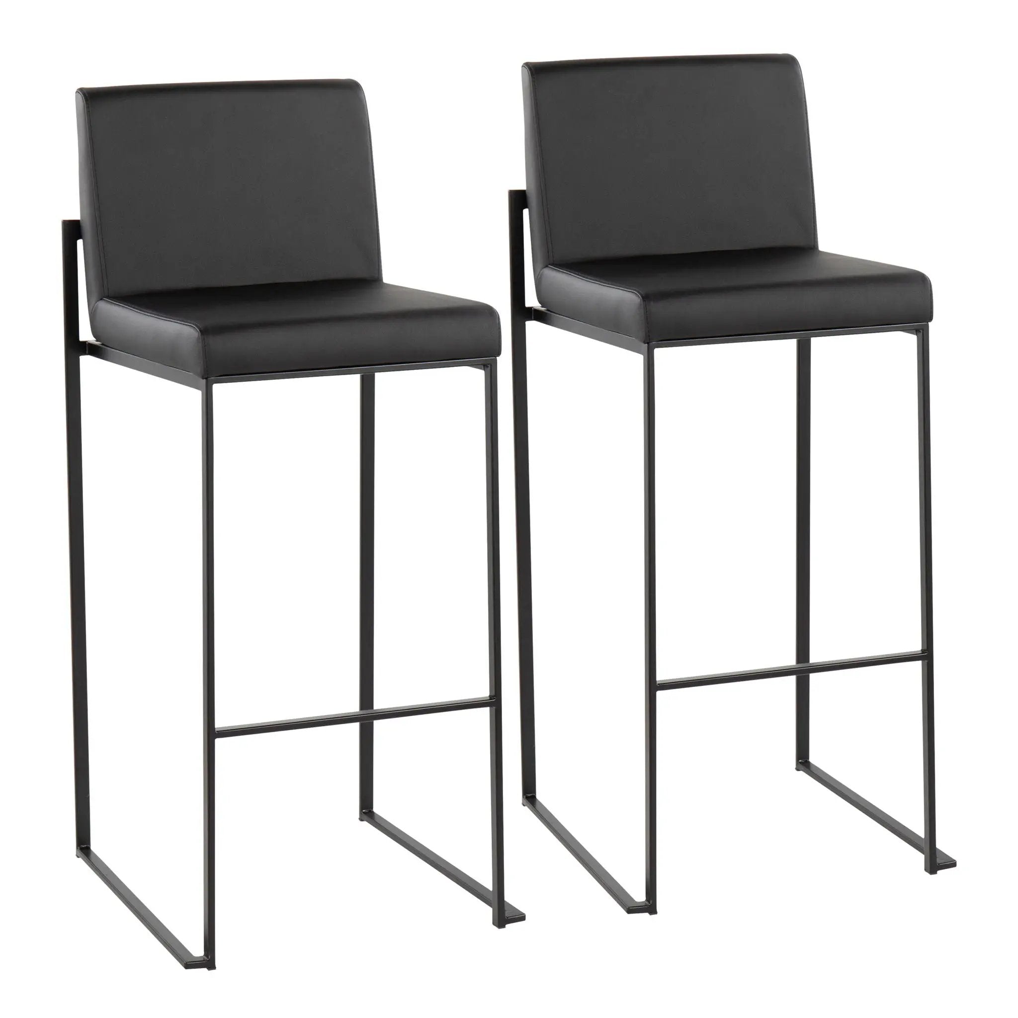 Fuji - Contemporary High Back Barstool Elegant Design by HouseOfZazla