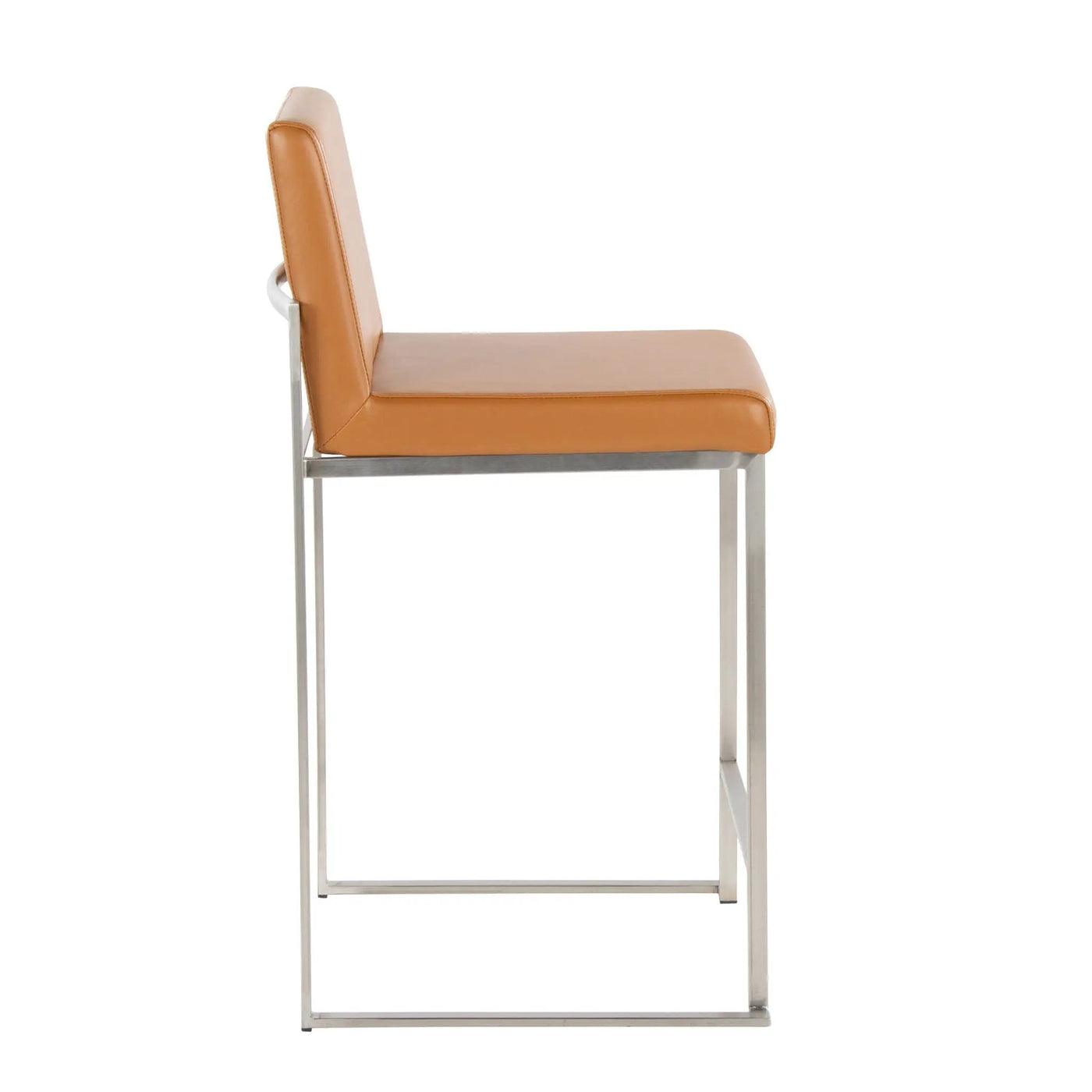 Fuji - Contemporary High Back Barstool (Set of 2) by HouseOfZazla