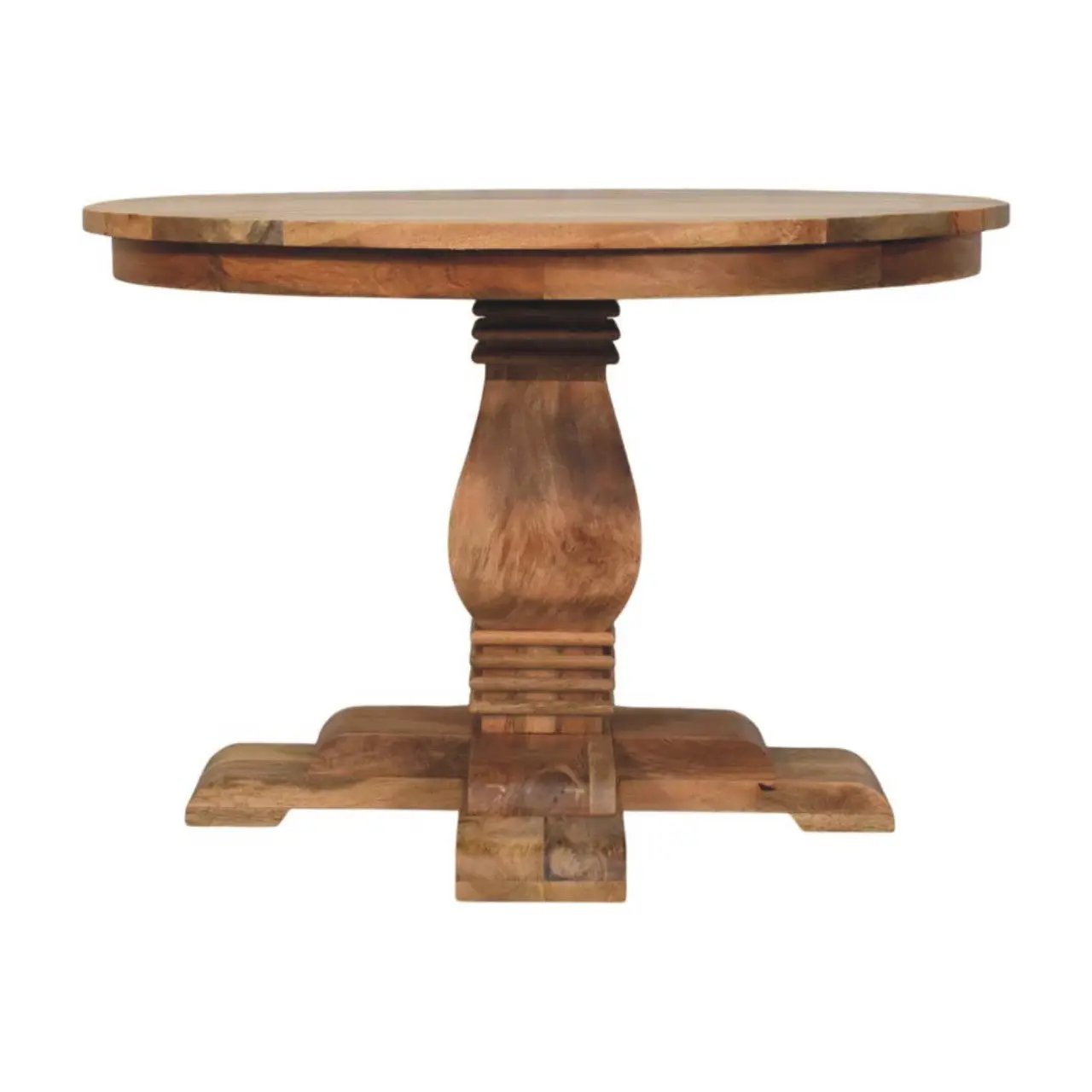 Solid Wood Valentina Round Dining Table by HouseOfZazla