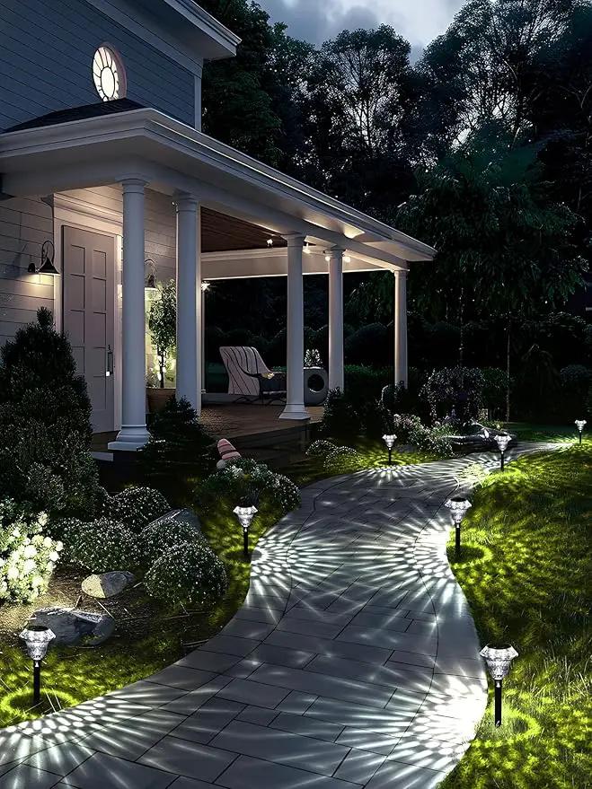 SOLPEX Solar Pathway Lights Garden Decor for Yard, Garden Lights Solar Powered Waterproof Landscape Lighting, Solar Outdoor Lights Porch Decor for Path Walkway Driveway (6 Pack Cold White) by GreenHaven Gardens