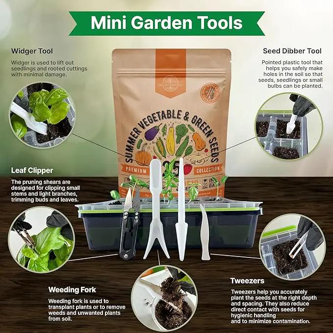 Organo Republic 25 Summer Vegetable Garden Seed Variety Pack - 6,510+ Non-GMO Heirloom Veggie & Greens Seeds for Outdoors & Indoor Home Garden, Including Collards, Pepper, Okra, Onion, Bean, Cucumber by GreenHaven Gardens