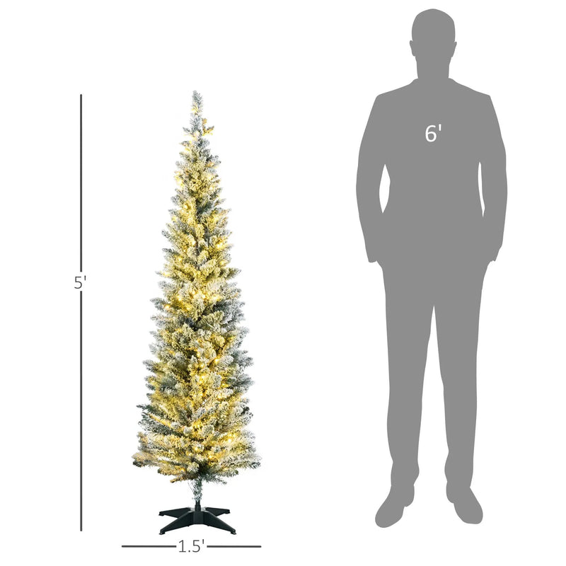 5ft Slim Artificial Christmas Tree by HouseOfZazla