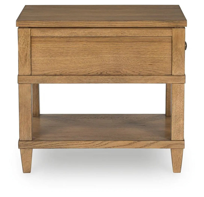 Sharlance - Rectangular End Table - Light Brown by Unique Piece Furniture