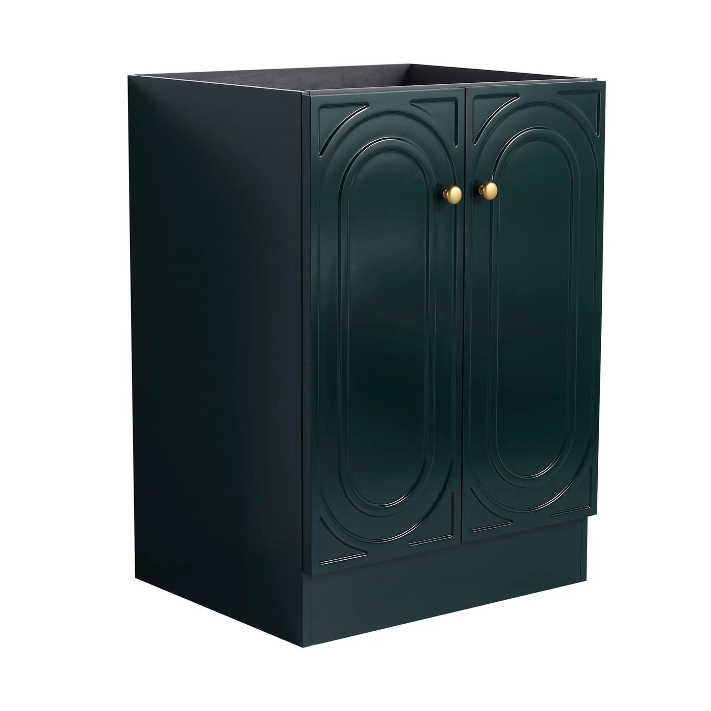 Modern Freestanding Bathroom Vanity With Soft Close Cabinet Doors by HouseOfZazla