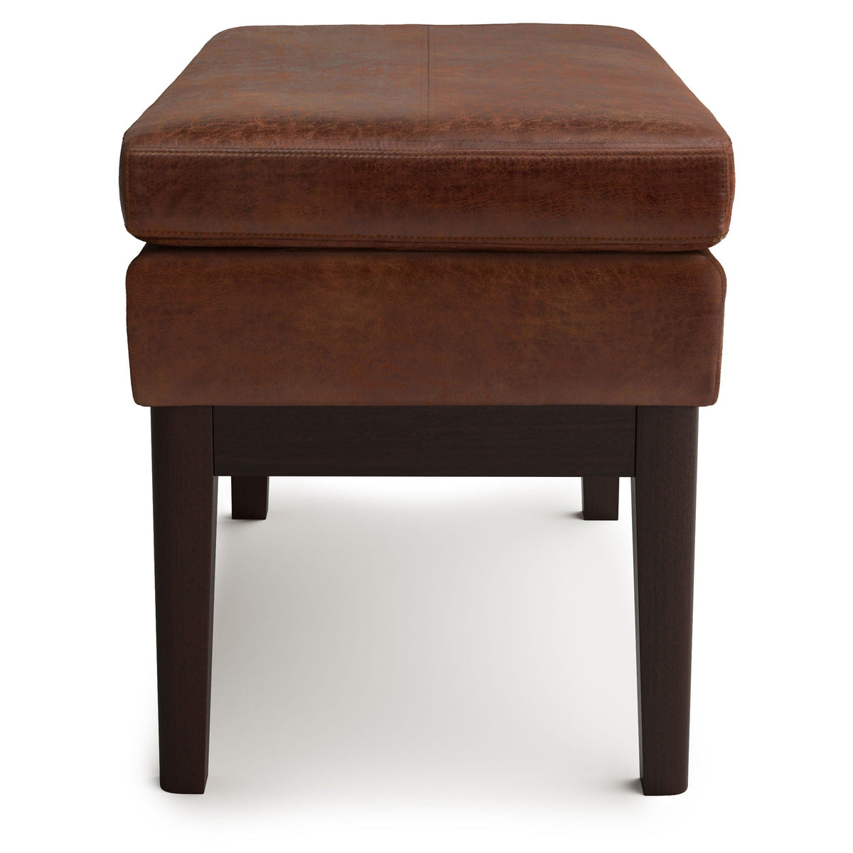 Mid-Century Ottoman Bench with Solid Wood Construction - Multiple Colors, photo 31 of 40