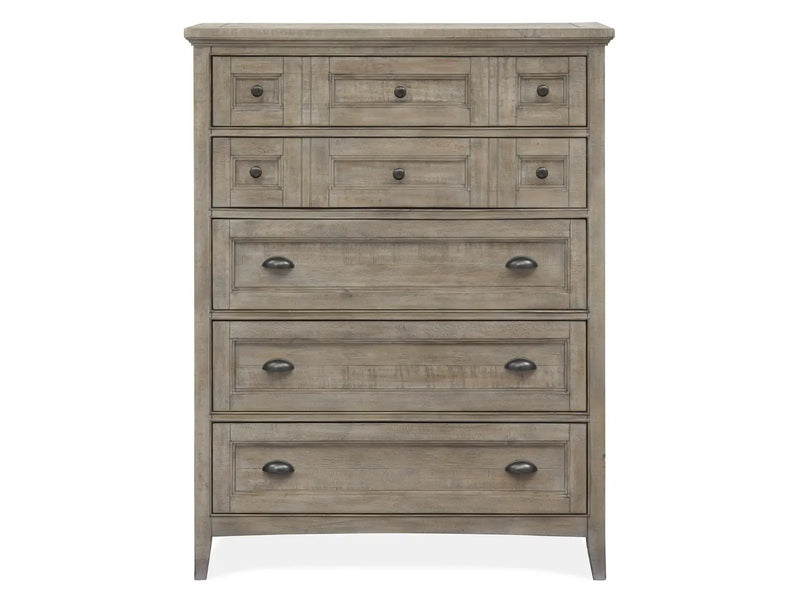 Paxton Place - Wood Drawer Chest - Dove Tail Gray, photo 6 of 7