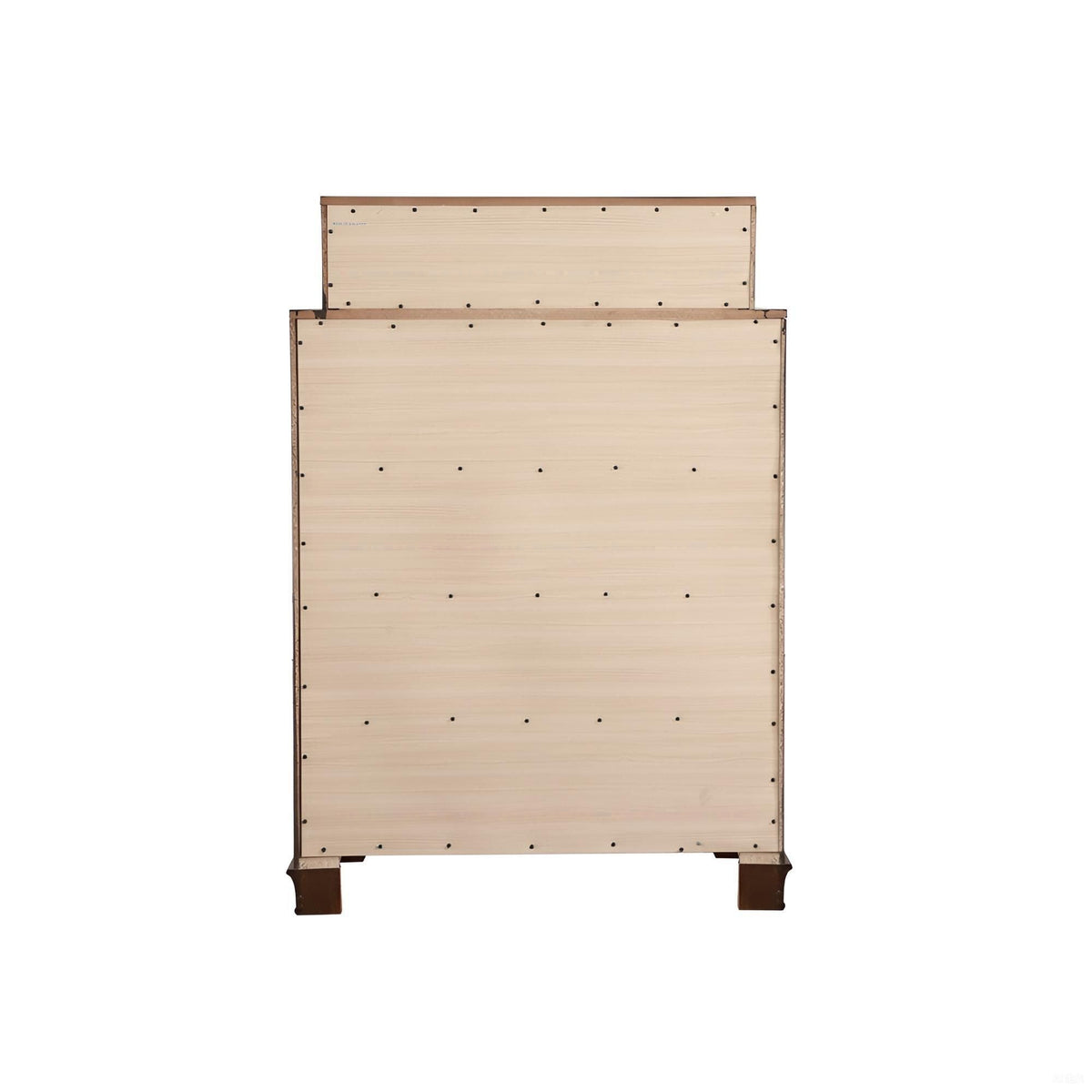Real Wood Veneer Accent Chest with Dove-Tailed Drawers - Light Brown or Dark Brown, photo 8 of 12