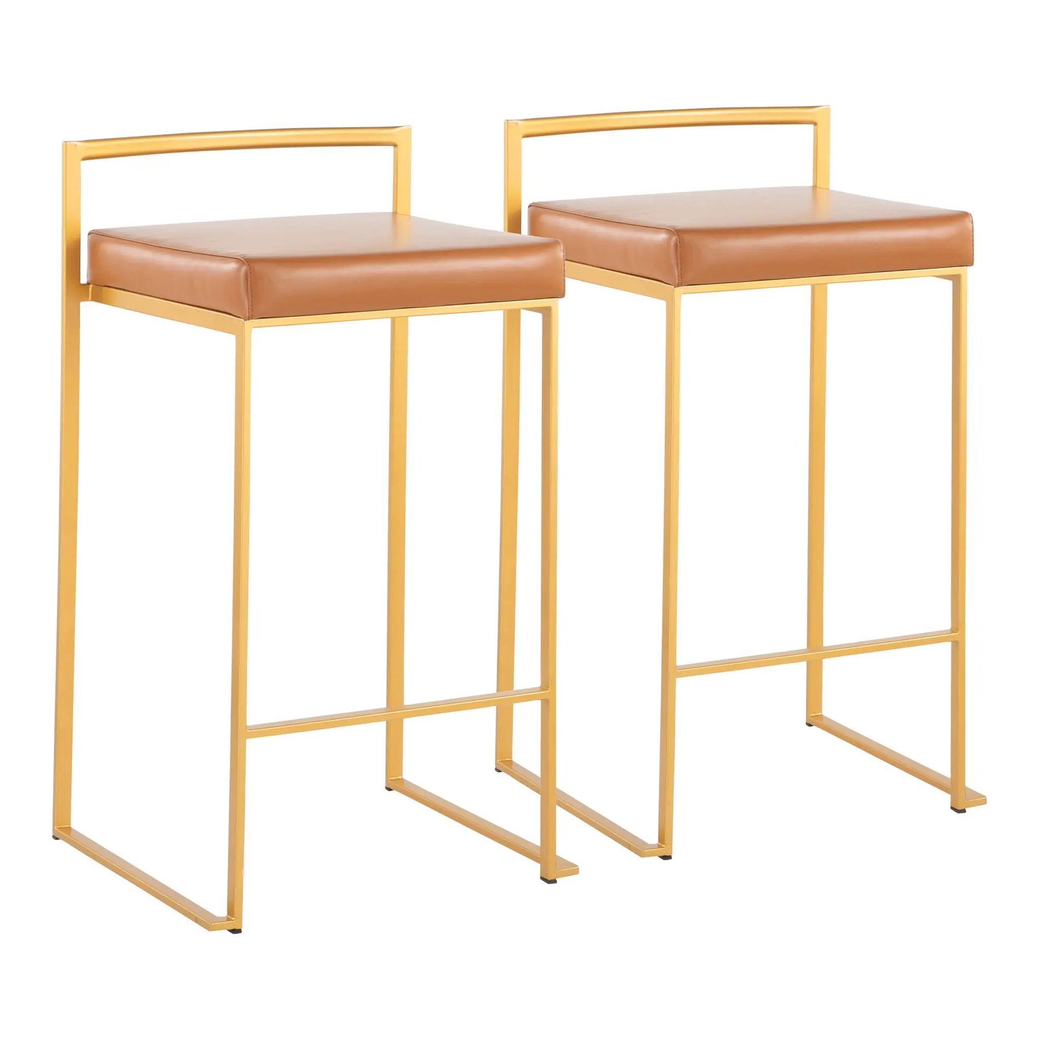 Fuji - Contemporary / Glam Design Counter Stool (Set of 2) by Unique Piece Furniture