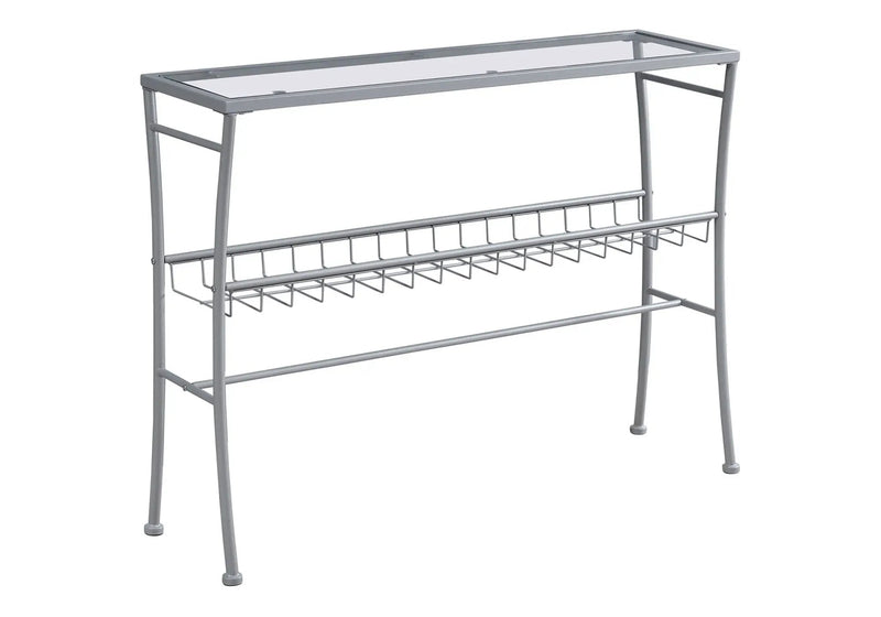 Accent Console Table For Entryway, Contemporary & Modern - Silver by Unique Piece Furniture