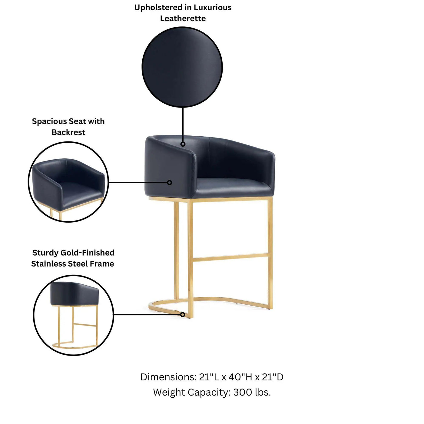 Mid-Century Modern Stool With Steel Base by HouseOfZazla