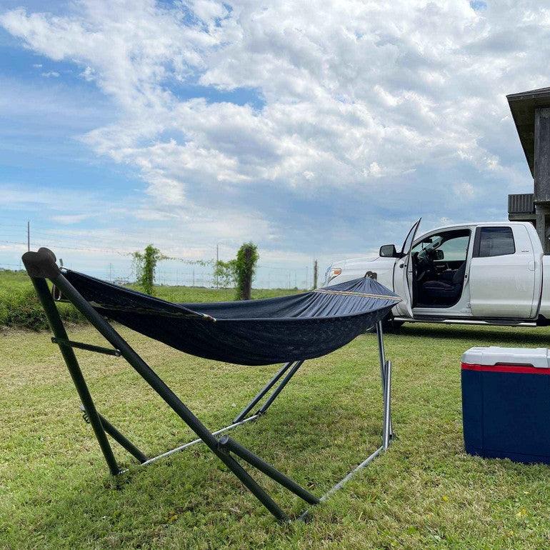 Tranquillo Uniki Collapsible Hammock Stand for Ultimate Relaxation by Megsu
