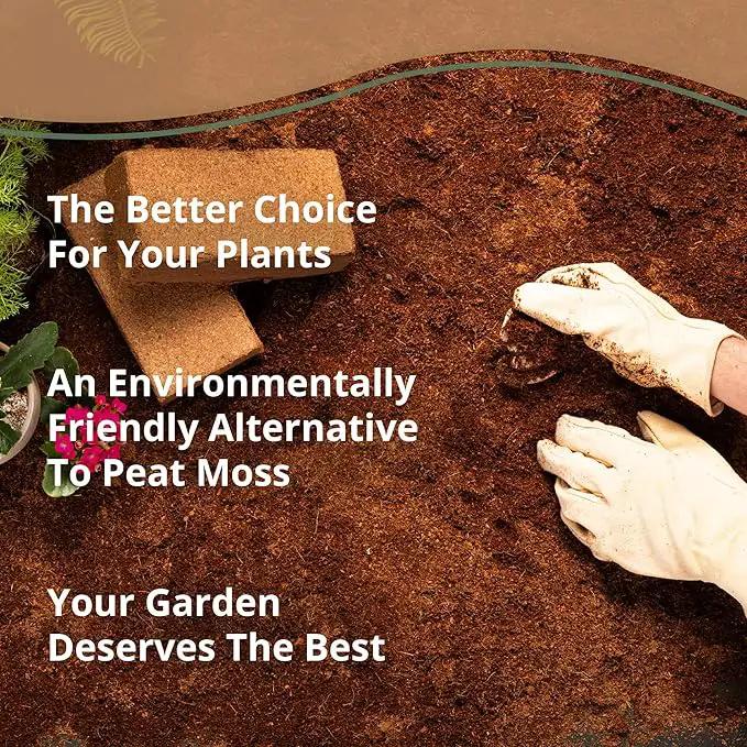 Buffered Coco Bliss (40lbs) - 100% Buffered Coco Coir - Organic Coco Coir for Plants, Garden Soil, & Potting Mixes - Coconut Fiber Substrate Mixes with Potting Soil for Indoor Plants & Outdoor Plants by GreenHaven Gardens