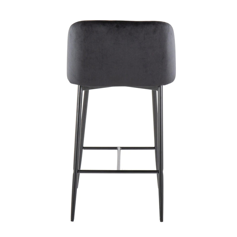 Fran - Contemporary Fixed Height Counter Stool (Set of 2) by HouseOfZazla
