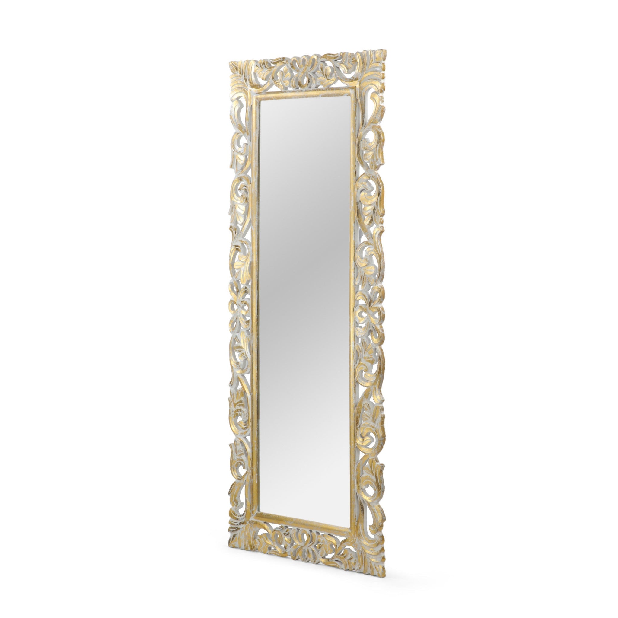 Rectangle Carved Mirror by HouseOfZazla