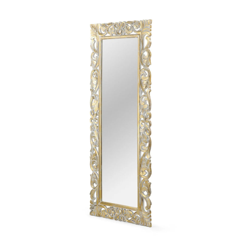 Rectangle Carved Mirror by HouseOfZazla