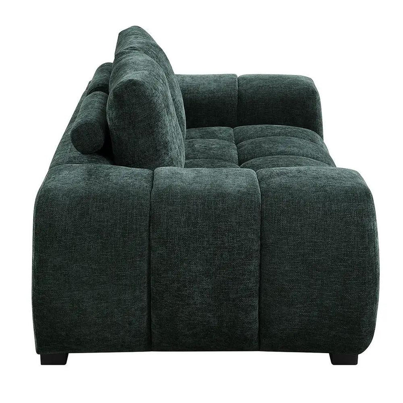 Ferrand - Loveseat - Green Linen by Unique Piece Furniture