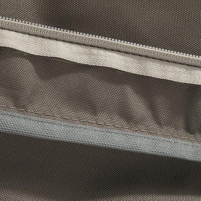 Classic Accessories Ravenna Seat Cushion, 17"W x 15"D x 2"Thick, Dark Taupe by GreenHaven Gardens