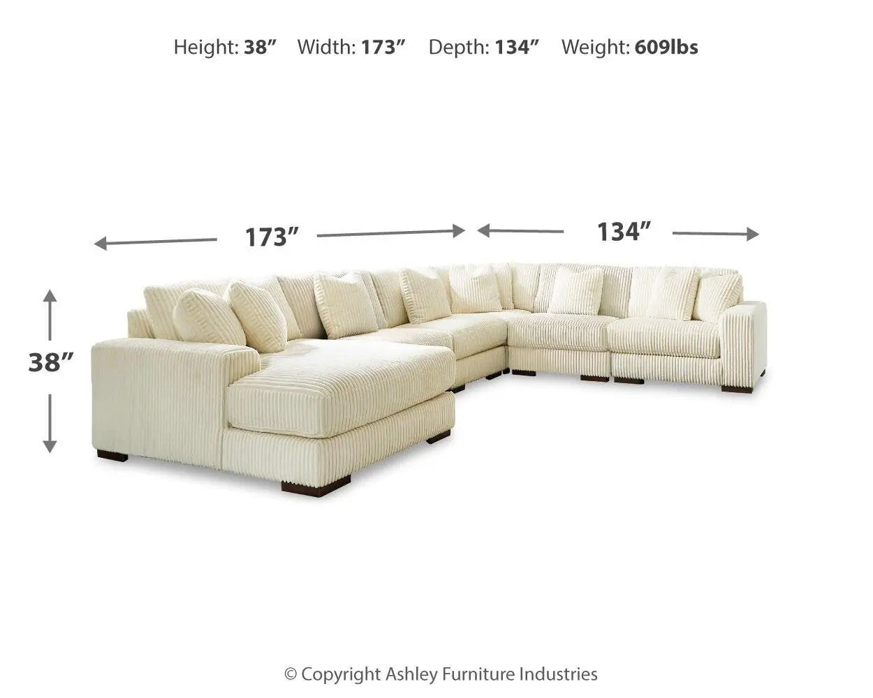 Lindyn - Sectional by Unique Piece Furniture