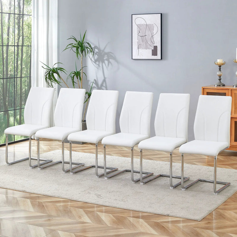 Modern Dining Chairs With High Backrest And Sturdy Legs by Unique Piece Furniture