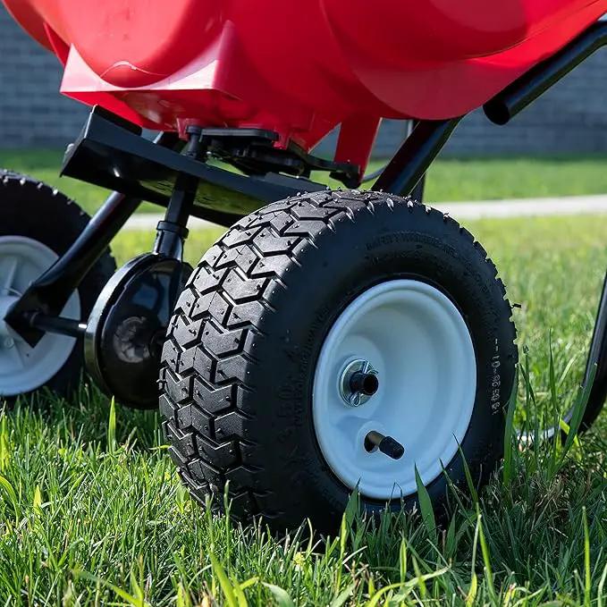 EarthWay 2050P 80lb Broadcast Spreader, Lawn Aerator, Fertilizer Spreader, 80lb Capacity, Pre-Assembled, with Rustproof Poly Hopper and Adjustable Drop Rate for Lawn Care & Seed Spreading by GreenHaven Gardens