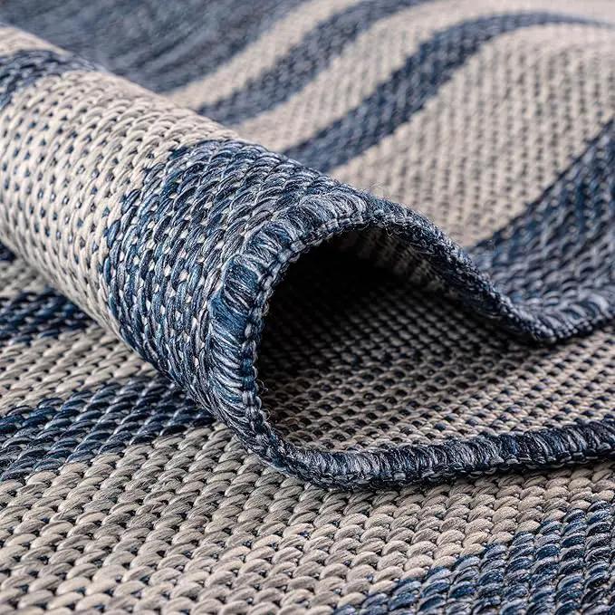 Keen Home Design Terrace Outdoor Area Rug - 6x9 Washable Indoor/Outdoor Rug for Patio, Kitchen, Balcony, Beach, Garden, Deck and Porch, Size: 6'x8'10" by GreenHaven Gardens