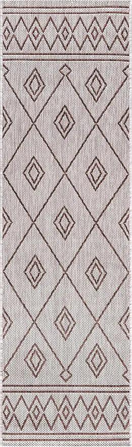 Keen Home Design Terrace Outdoor Runner Rug - 2x12 Washable Indoor/Outdoor Rug for Patio, Kitchen, Balcony, Beach, Garden, Deck and Porch, Size: 2'2"x11'10" by GreenHaven Gardens