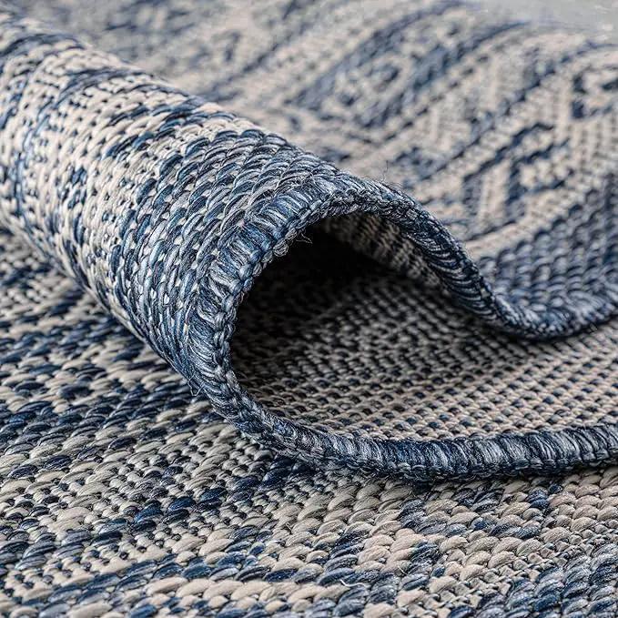 Keen Home Design Terrace Outdoor Area Rug - 6x9 Washable Indoor/Outdoor Rug for Patio, Kitchen, Balcony, Beach, Garden, Deck and Porch, Size: 6'x8'10" by GreenHaven Gardens