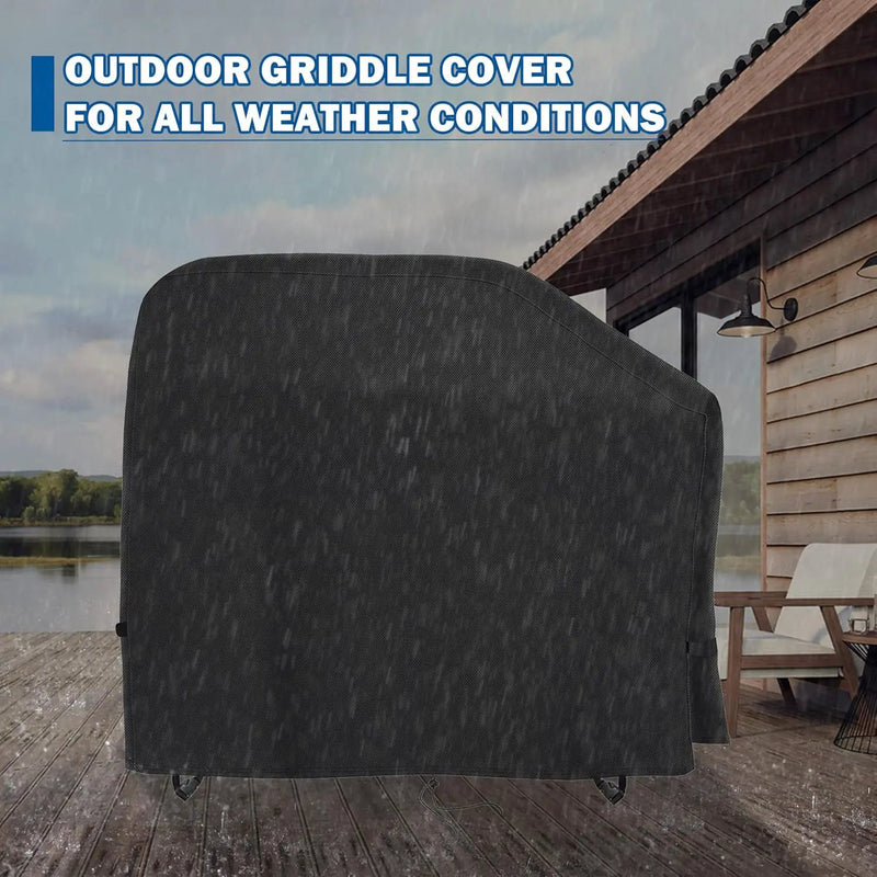 Grill Cover for Traeger Woodridge Pellet Grill TFB86MLH, Outdoor Griddle Cover for Traeger Pellet Smoker Grill, Waterproof BBQ Grill Cover for All Weather by GreenHaven Gardens