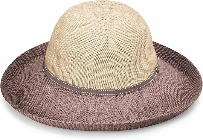 Wallaroo Women’s Victoria Two-Toned Sun Hat – UPF 50+ Sun Protection, Wide Brim, Adjustable, Cotton Lining, Summer Holiday by GreenHaven Gardens