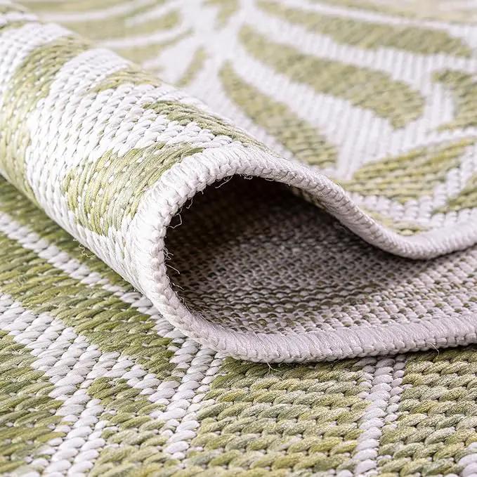 Keen Home Design Terrace Outdoor Area Rug - 6x9 Washable Indoor/Outdoor Rug for Patio, Kitchen, Balcony, Beach, Garden, Deck and Porch, Size: 6'x8'10" by GreenHaven Gardens