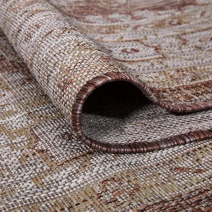 Keen Home Design Terrace Outdoor Runner Rug - 2x8 Washable Indoor/Outdoor Rug for Patio, Kitchen, Balcony, Beach, Garden, Deck and Porch, Size: 2'2"x7'7" by GreenHaven Gardens