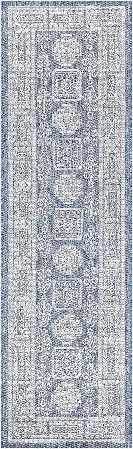 Keen Home Design Terrace Outdoor Runner Rug - 2x6 Washable Indoor/Outdoor Rug for Patio, Kitchen, Balcony, Beach, Garden, Deck and Porch, Size: 2'2"x5'7" by GreenHaven Gardens