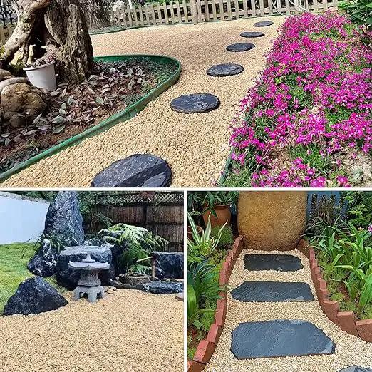 10lbs Peach Pebbles for Plants, 3/8inch Small Rocks for Succulent Cactus Plants, Natural Polished Pebbles, River Rocks for Plants, Vases, Garden by GreenHaven Gardens