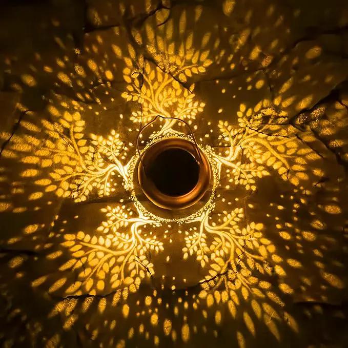 Solar Lanterns Outdoor, Waterproof Hanging Solar Lantern Garden Decor, Solar Lights for Backyard Porch Patio Table Yard Balcony Lawn Pathway, Tree of Life Gifts for Women Grandma Mom by GreenHaven Gardens