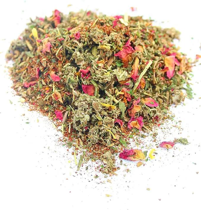 Non-GMO Backyard Chicken Nesting Herbs (4 lb) - Naturally Keep A Clean Coop Your Hens Will Love - Chicken Supplies and Feed WormBGone by GreenHaven Gardens