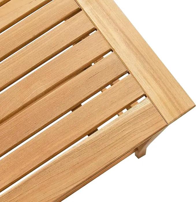 Cambridge Casual Chester Teak Wood Outdoor Console Table – Durable Accent Table for Patio, Deck, Porch and Garden - Perfect for Displaying Plants, Décor, Beverage and Other Outdoor Essential by GreenHaven Gardens