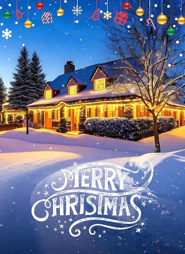 Vintage C9 LED Christmas Lights Outdoor, 25 Feet C9 String Lights with 25 Shatterproof Matte Bulbs, Connectable Waterproof Lights for Holiday Party Roofline Backyard Garden Patio, Warm White by GreenHaven Gardens
