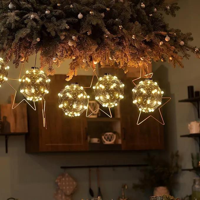 FURORA LIGHTING Ball String Lights Pack of 3, Waterproof 32 Micro LED Hanging Bubble Lights for Outdoor Party Wedding Garden Patio Yard Decor, Battery Included by GreenHaven Gardens
