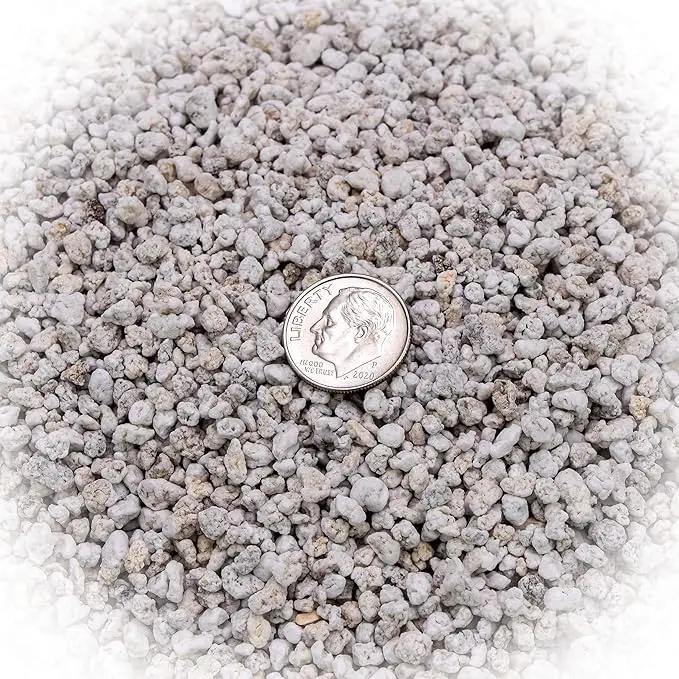 Organic Perlite - Medium/Fine Grade (1 Quart Bag) Horticultural Soil Amendment for Indoor & Outdoor Container Plants for Drainage Management and Enhanced Growth by GreenHaven Gardens