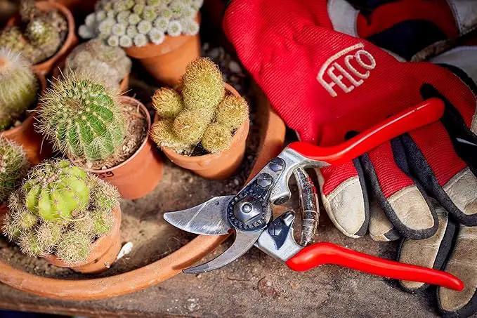 Felco F 14 Pruning Shears – 7.1" Garden Clippers for Small Hands with Bypass & Anvil Blades | Hand Pruners for Gardening | Garden Tool Cutter with Forged Alloy Steel Build, Lightweight Swiss Design by GreenHaven Gardens