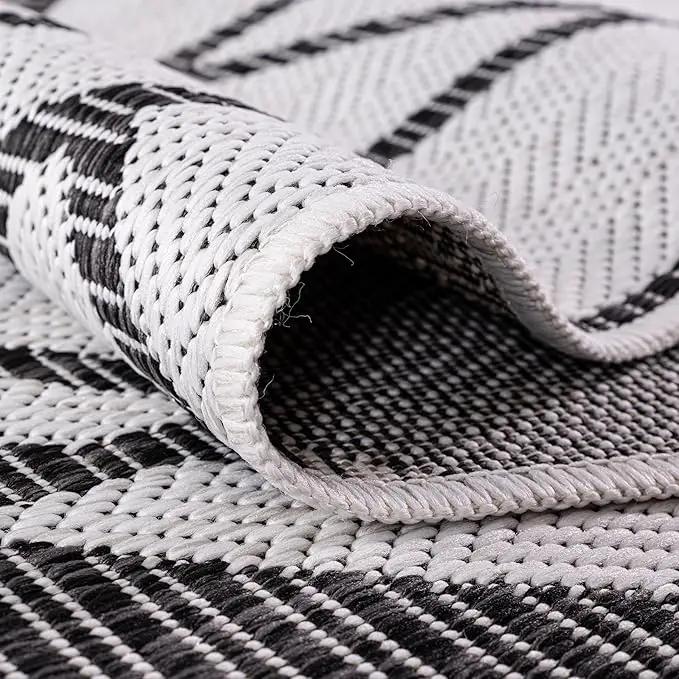 Keen Home Design Terrace Outdoor Throw Rug - 3x5 Washable Indoor/Outdoor Rug for Patio, Kitchen, Balcony, Beach, Garden, Deck and Porch, Size: 3'x5' by GreenHaven Gardens