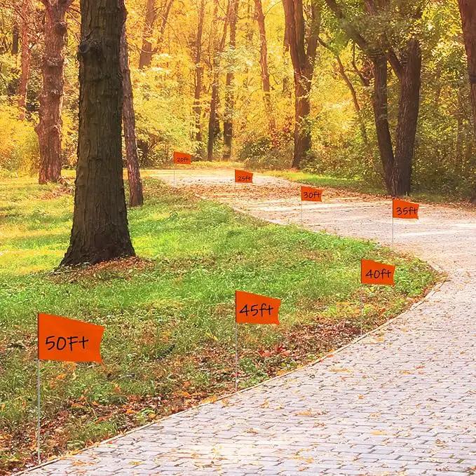 Zozen Marking Flags, Fluorescent Orange Color/1000 Pcs/15x4x5 Inch, Yard Flags for Lawn & Irrigation & Landscape & Sprinkler & Survey & Dog Training. by GreenHaven Gardens