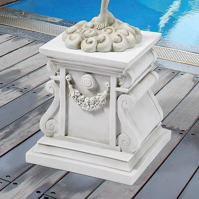 Design Toscano NG314100 Statuary Garden Base Riser, Large, Classic Plinth by GreenHaven Gardens