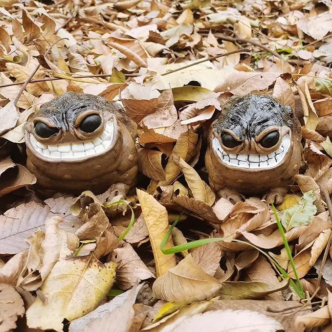 Weird Ugly Funny Monster Frog Obese Toad Garden Accessories Quirky Outdoor Accents Decorative Statue Novelty Home Office Sculpture Unique Gift by GreenHaven Gardens