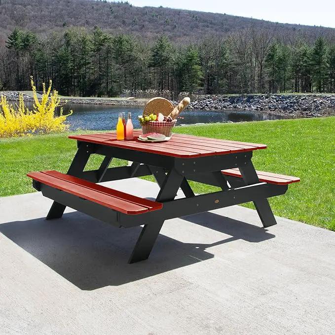 highwood Hometown Picnic Table, 6 Foot, Jasper by GreenHaven Gardens